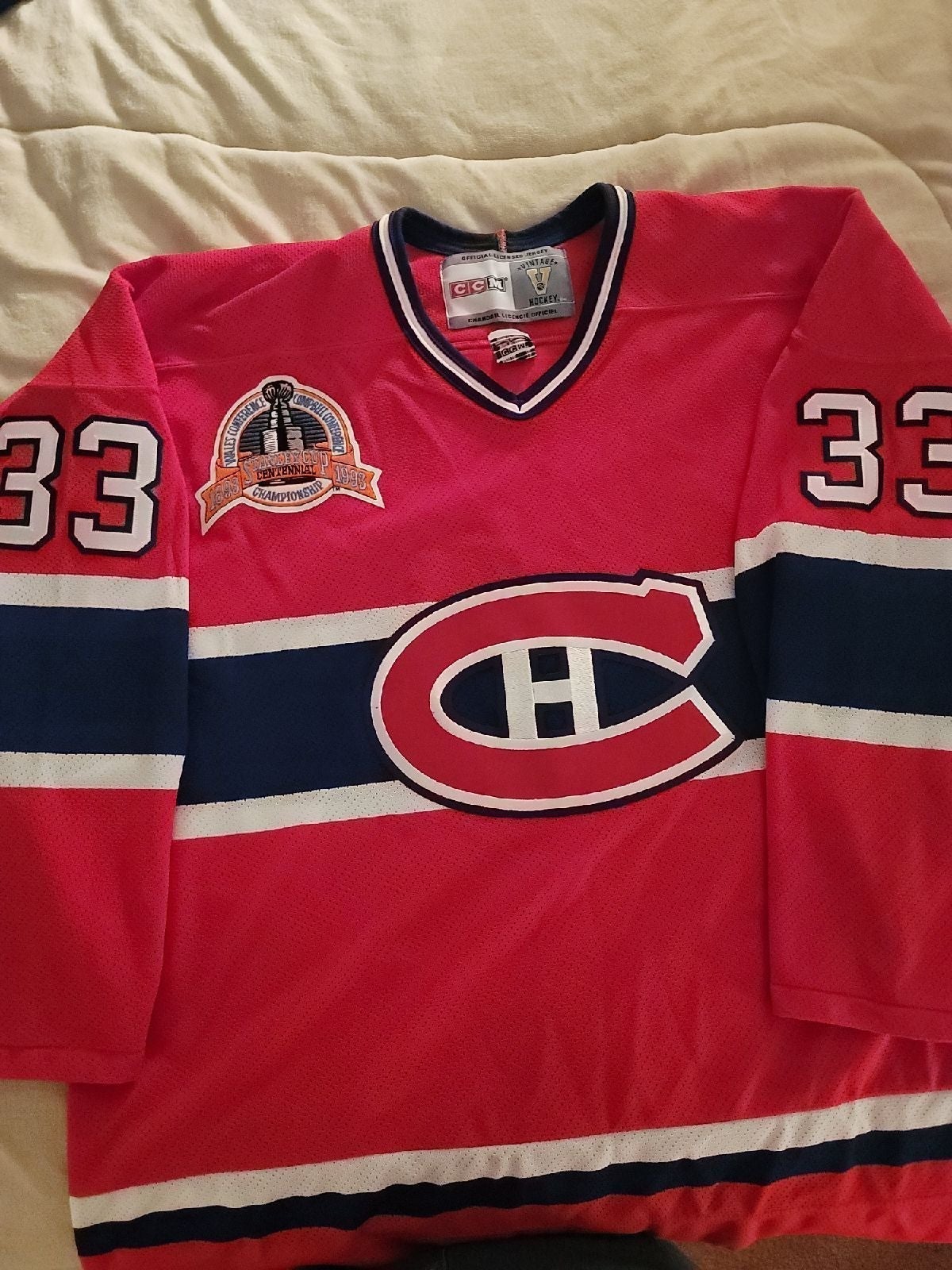 Authentic Patrick Roy Canadiens Stanley