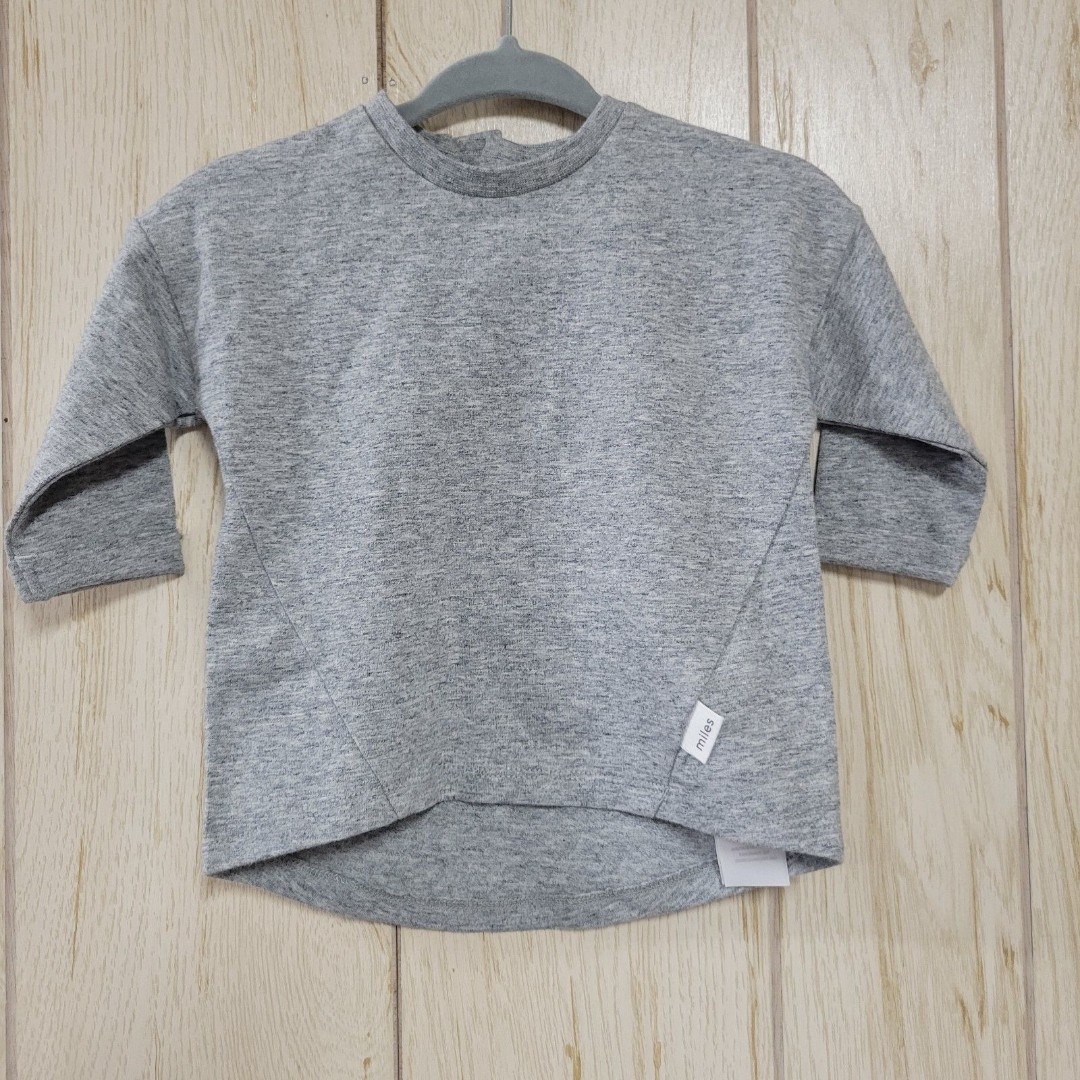 Miles the Label Gray Baby Pullover Sweater 3M