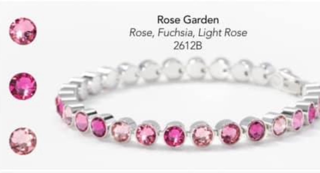 Touchstone Crystal Mini ice bracelet Rose Garden limited edition BNIB