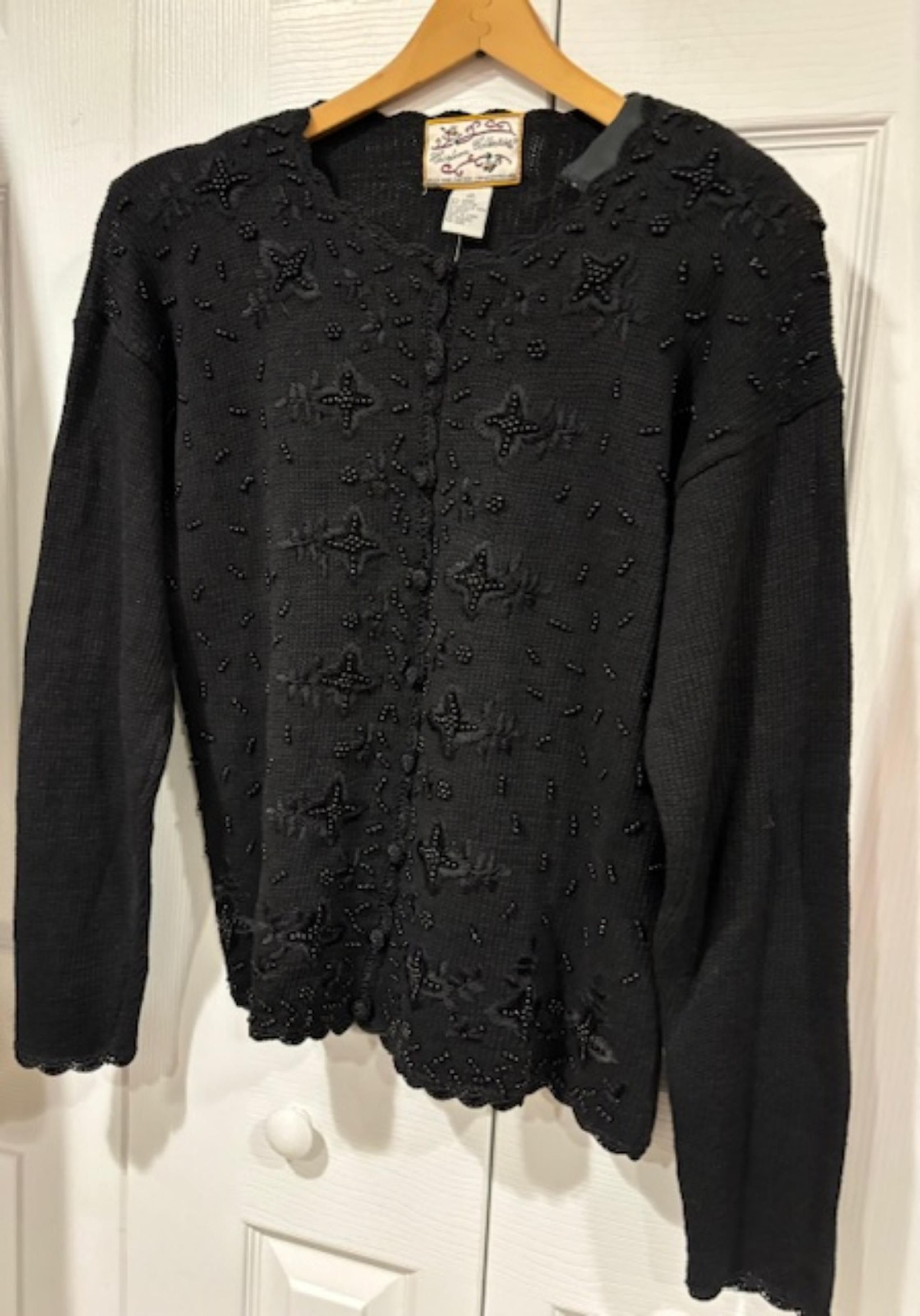 NWT Heirloom Collectibles Beaded Cardigan