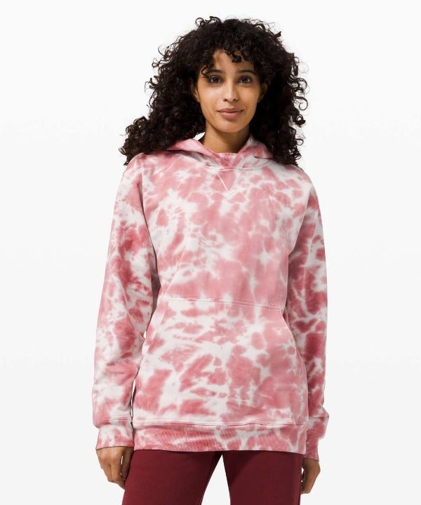NWT Lululemon All Yours Hoodie Tie Dye *Fleece Marmoleado Tie Dye Brier Rose - 8