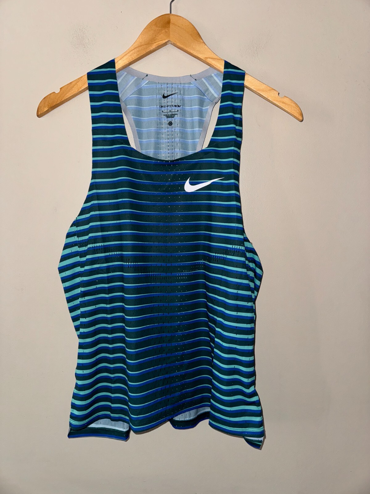 Nike ADV Dri FIT Running Racing Track & Field Singlet Tank Men M DR5814-317 RARE