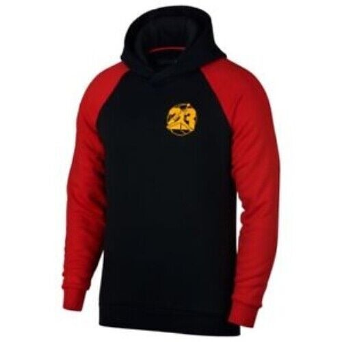 Nike Air Jordan Retro 13 Jumpman Hoodie Black Red AR9780-010 Men's Size XL NEW