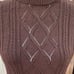 Vintage Tricot Joli Knit Turtleneck Sweater in Brown Size S