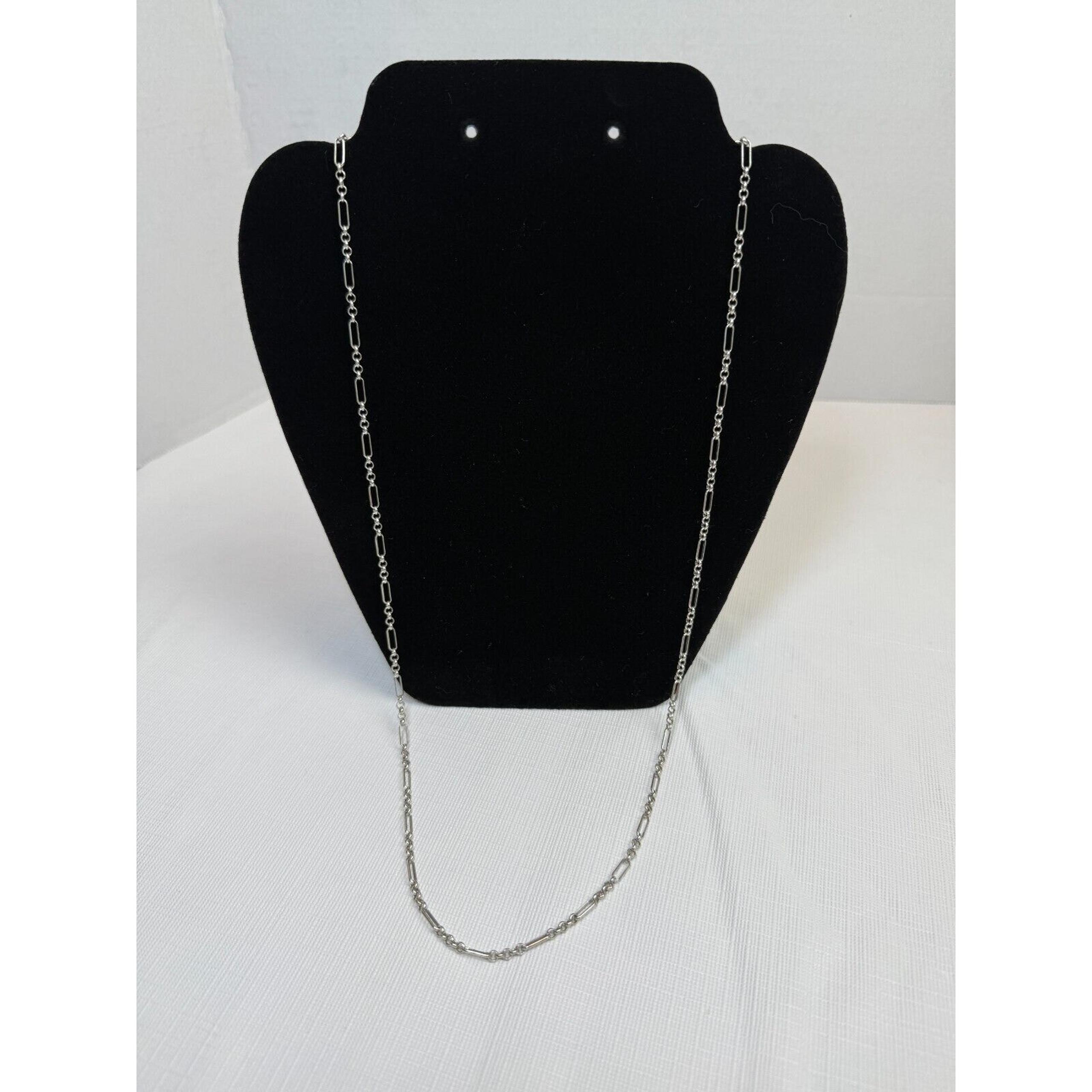 Brighton Womens Necklace Silver Fancy Link Chain 28 - 30 Inch Necklace