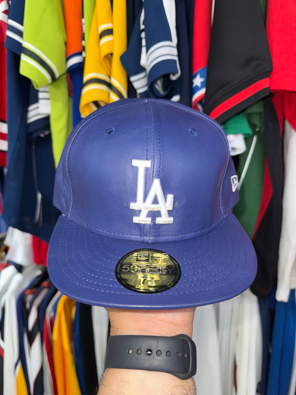 Leather Team Hats