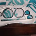 Ford mustang white cluster Lens w/ Chrome Black Trim