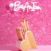 Paris Hilton 10-Piece Heart-Shaped Stainless Steel Knife Block Set, Pink New