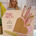 Paris Hilton 10-Piece Heart-Shaped Stainless Steel Knife Block Set, Pink New