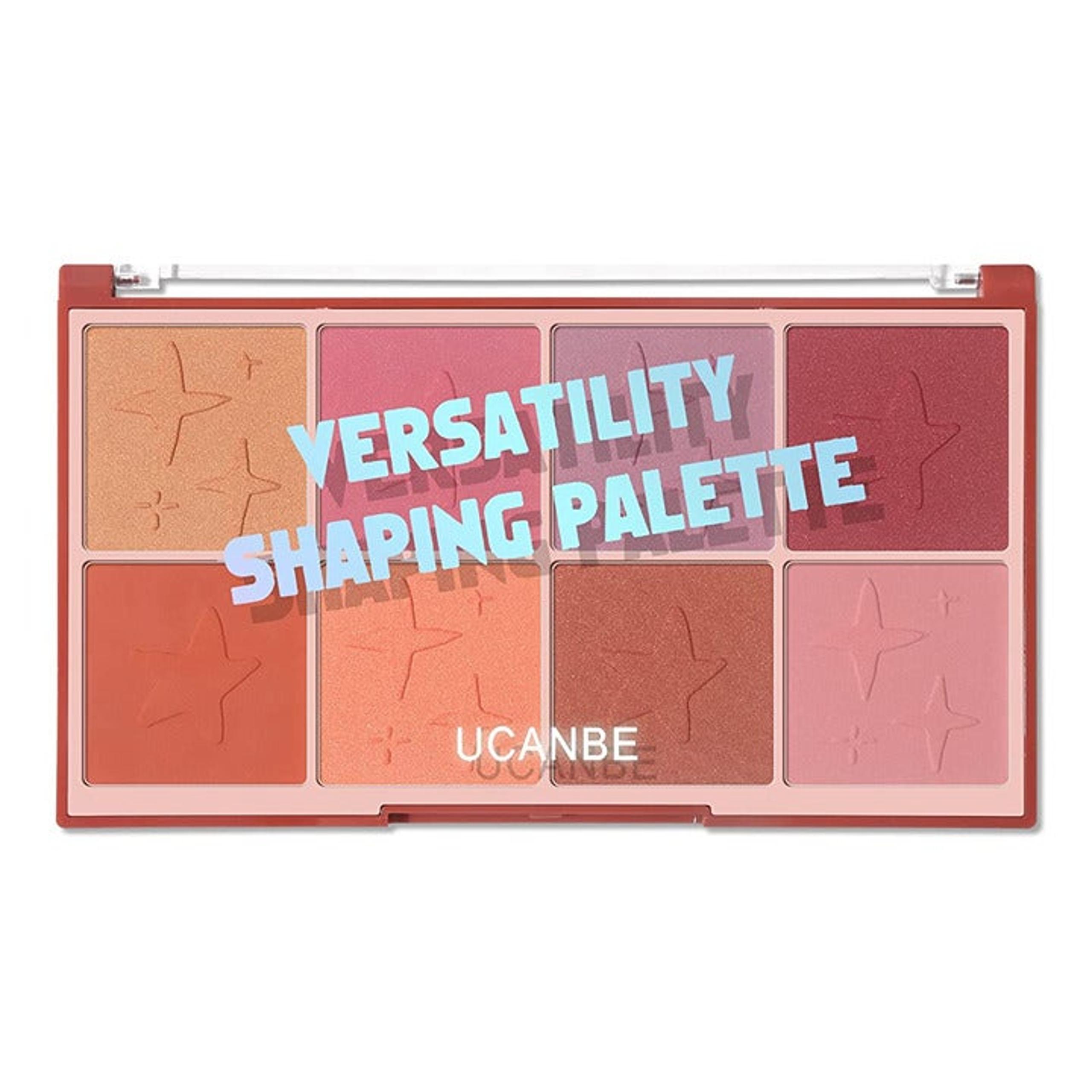 UCANBE 8 Colors Face Blush Palette - Velvety Matte Illuminated Shimmer Blendable