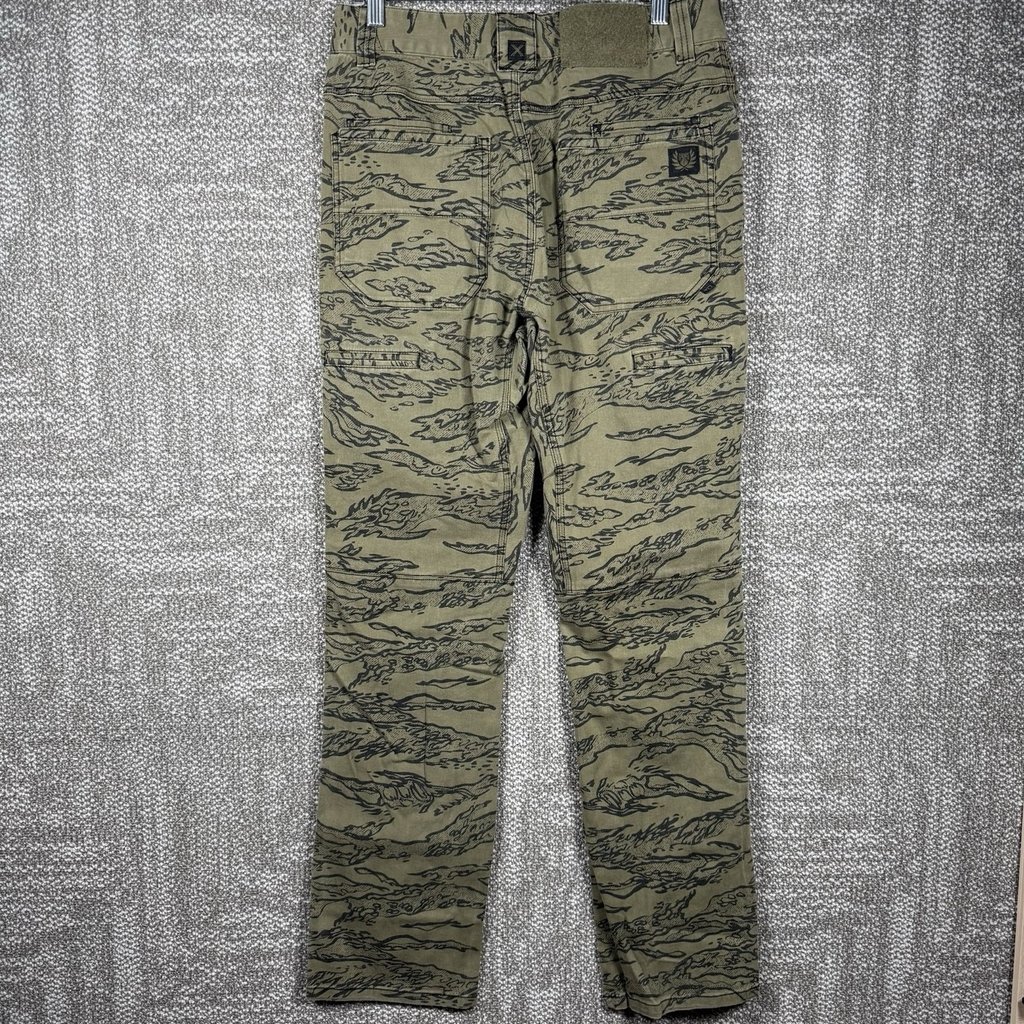 Tactical Distributors Tiger Stripes Chino Pants 32/34 Carlos Ray Stretch Camo