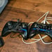 2 Nintendo Wii U Official OEM Black Wireless Pro Controller WUP-005 Tested