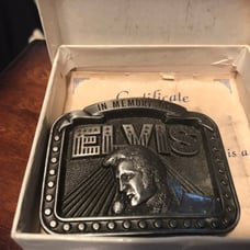 Elvis Presley belt buckle