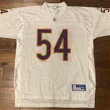 Chicago Bears Brian Urlacher Jersey Mens Size L White On Field NFL Equipment