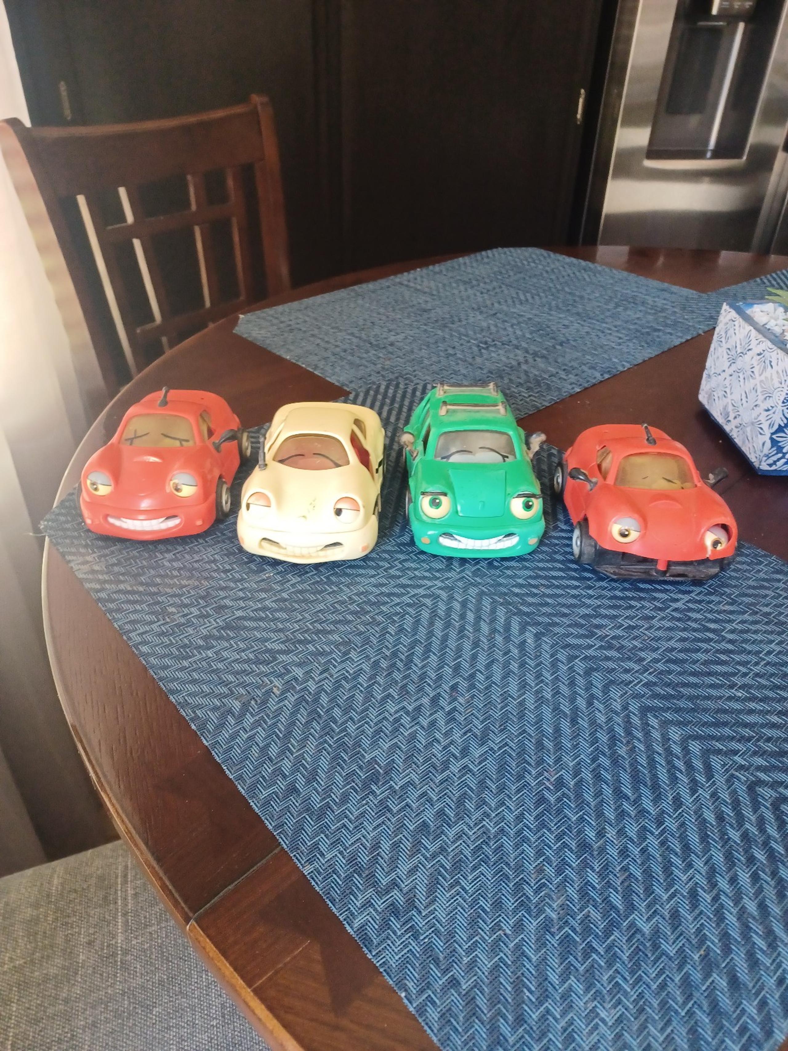 Chevron vintage car toys