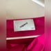 NWOT Coperni Criss Cross Jersey Crop Top in Pink