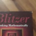 Blitzer Thinking Mathmatically Hardcover
