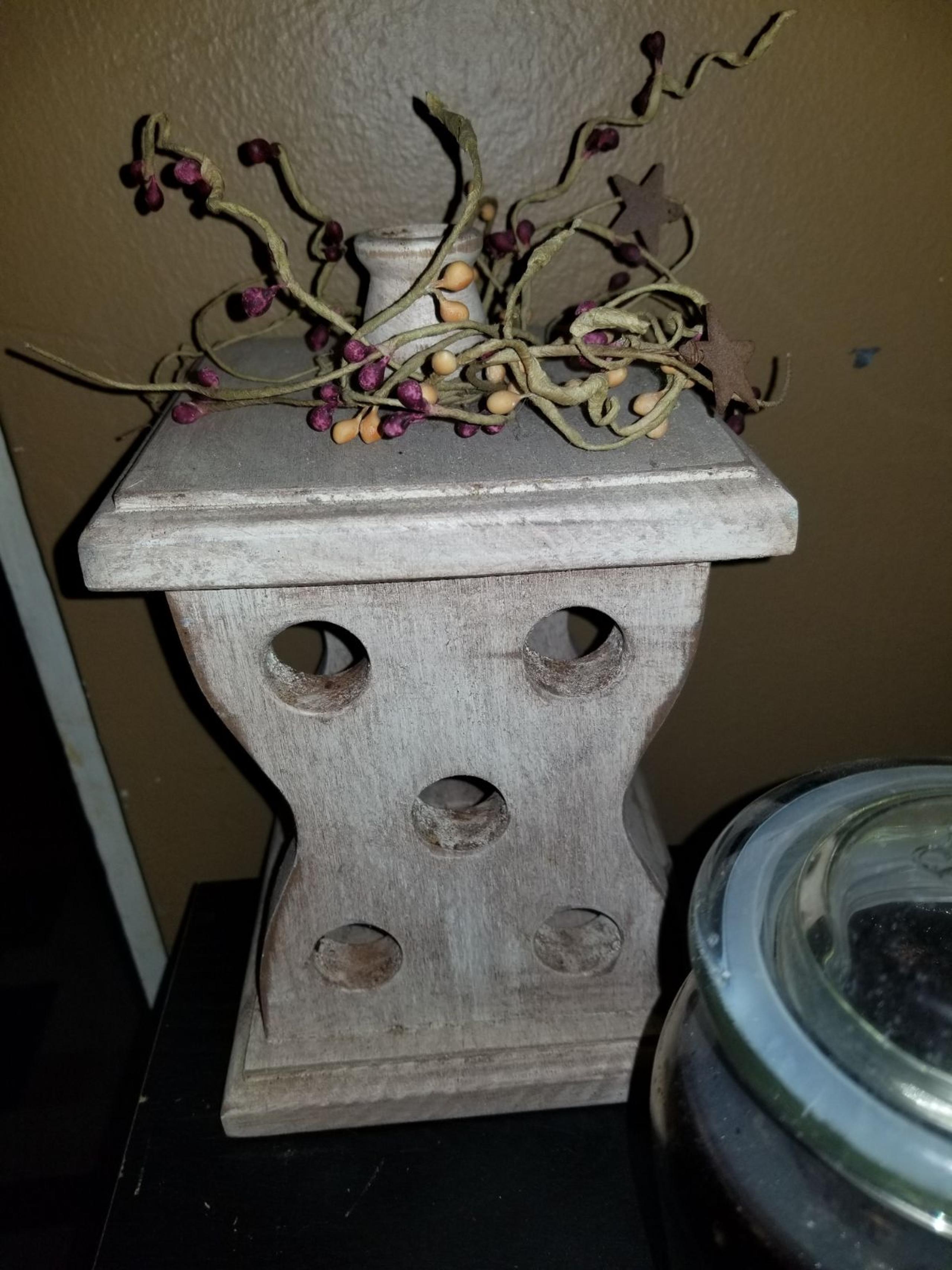 Primitive  Candle Holder