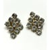 Vintage Glass Rhinestone Earrings