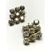 Vintage Glass Rhinestone Earrings