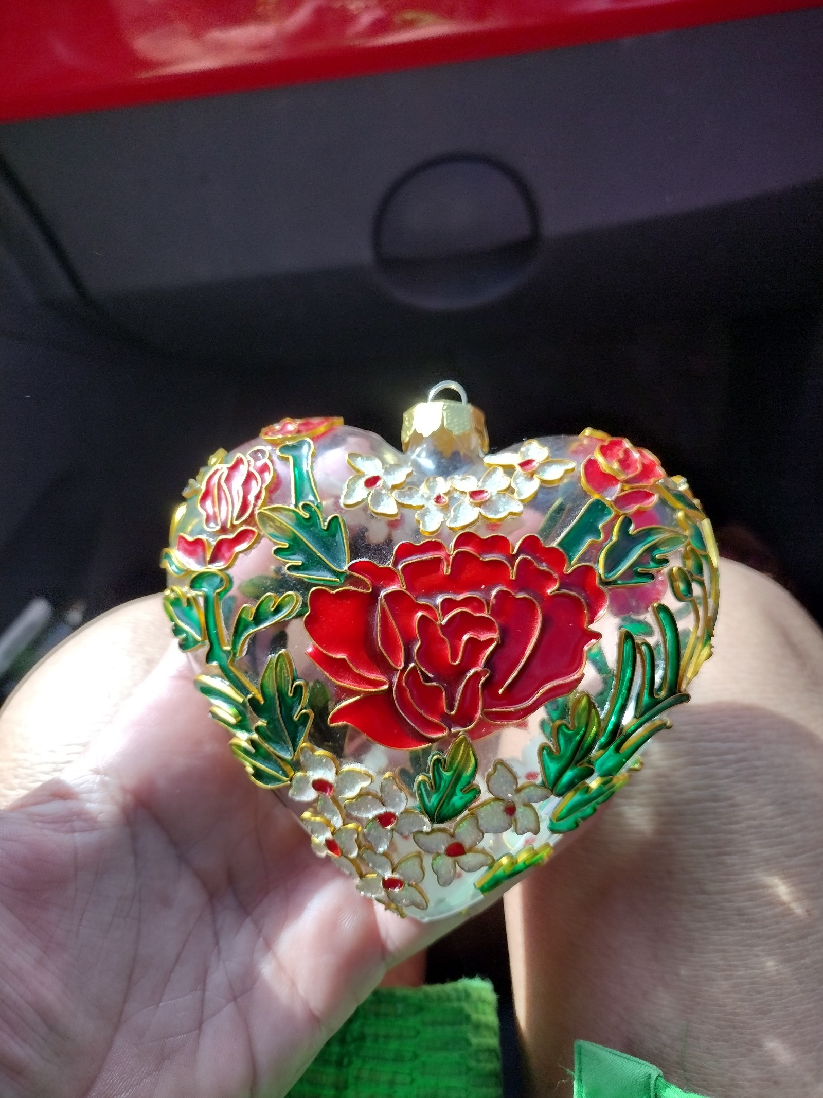 Glass Christmas ornament