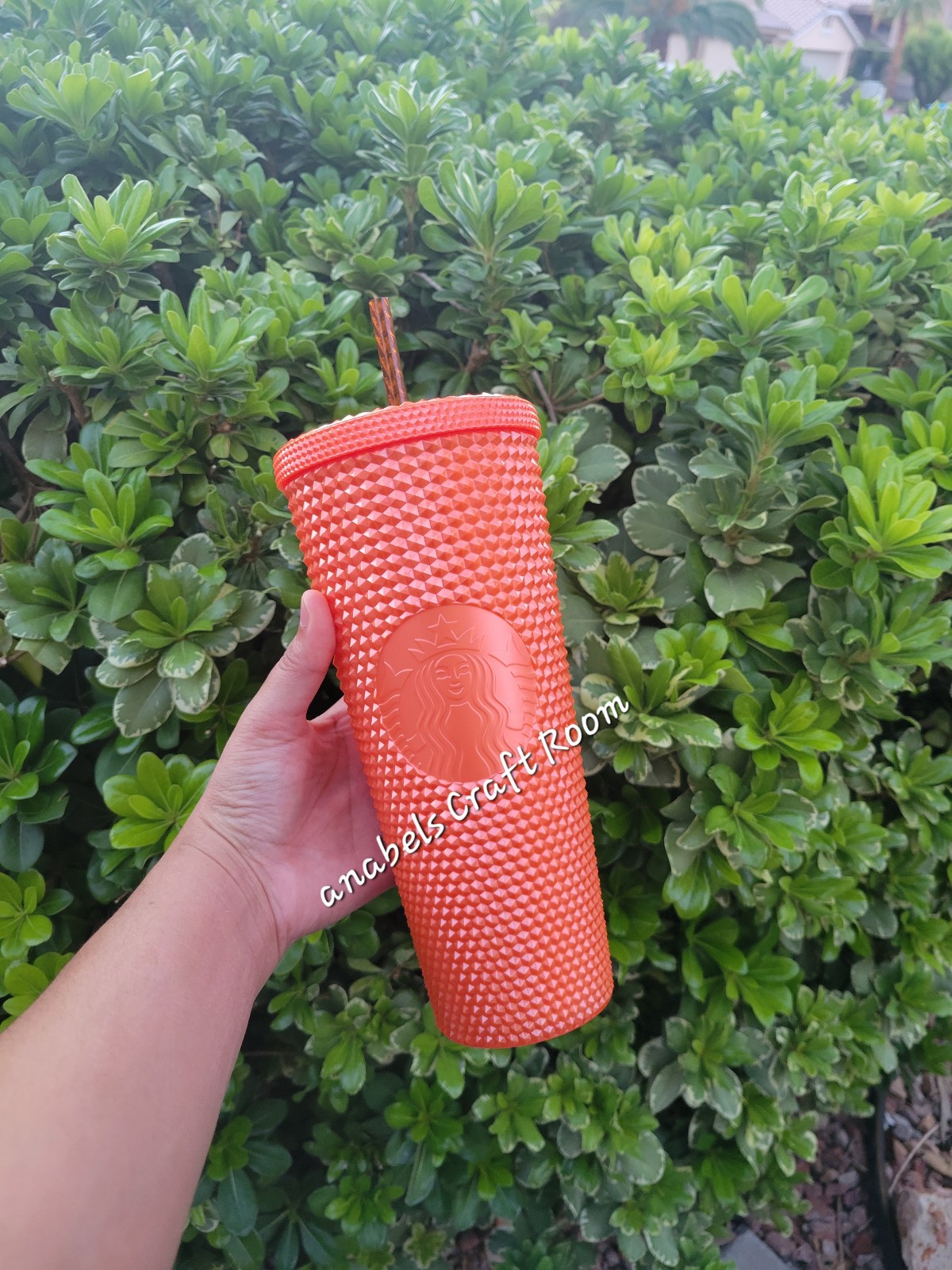 Starbucks Orange Studded Tumbler