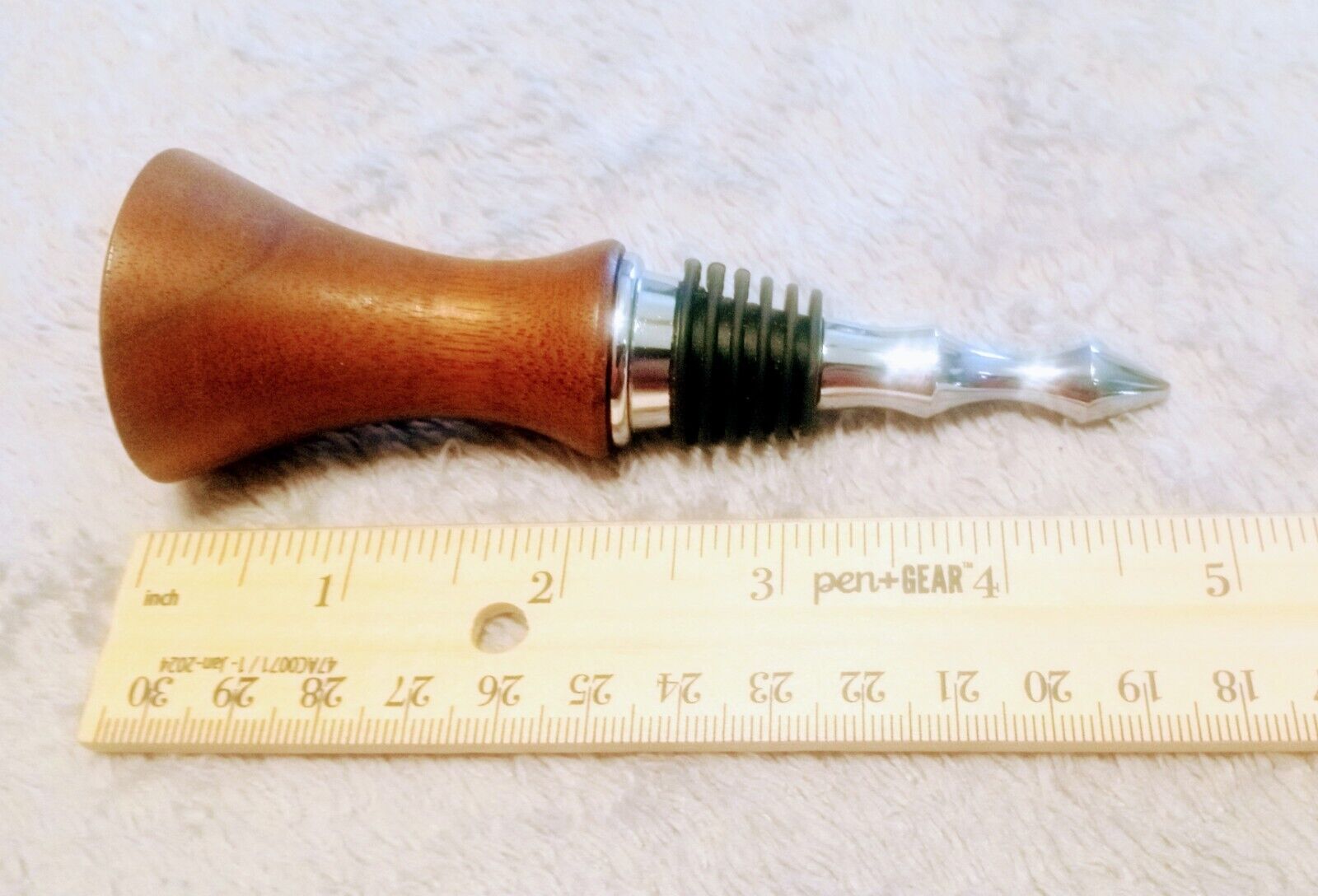 Handcrafted Walnut Wine Bottle Stopper Great Gift