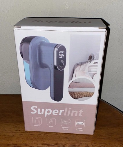 New Fabric Shaver, Lint Shaver with LED Display & Big Trash Box, Recharge