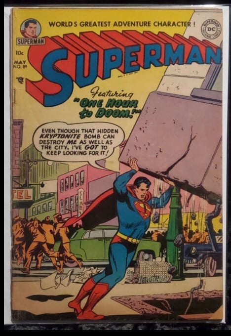 Superman #89 (DC Comics, May 1954) (Curt Swan's first cover for the title.)
