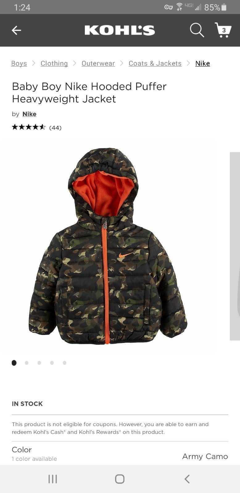 Baby Nike Winter Coat
