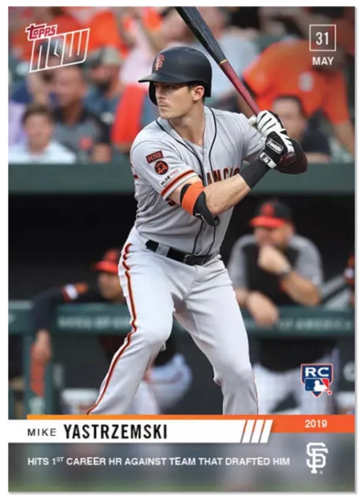 2019 Topps Now 310 MIKE YASTRZEMSKI RC