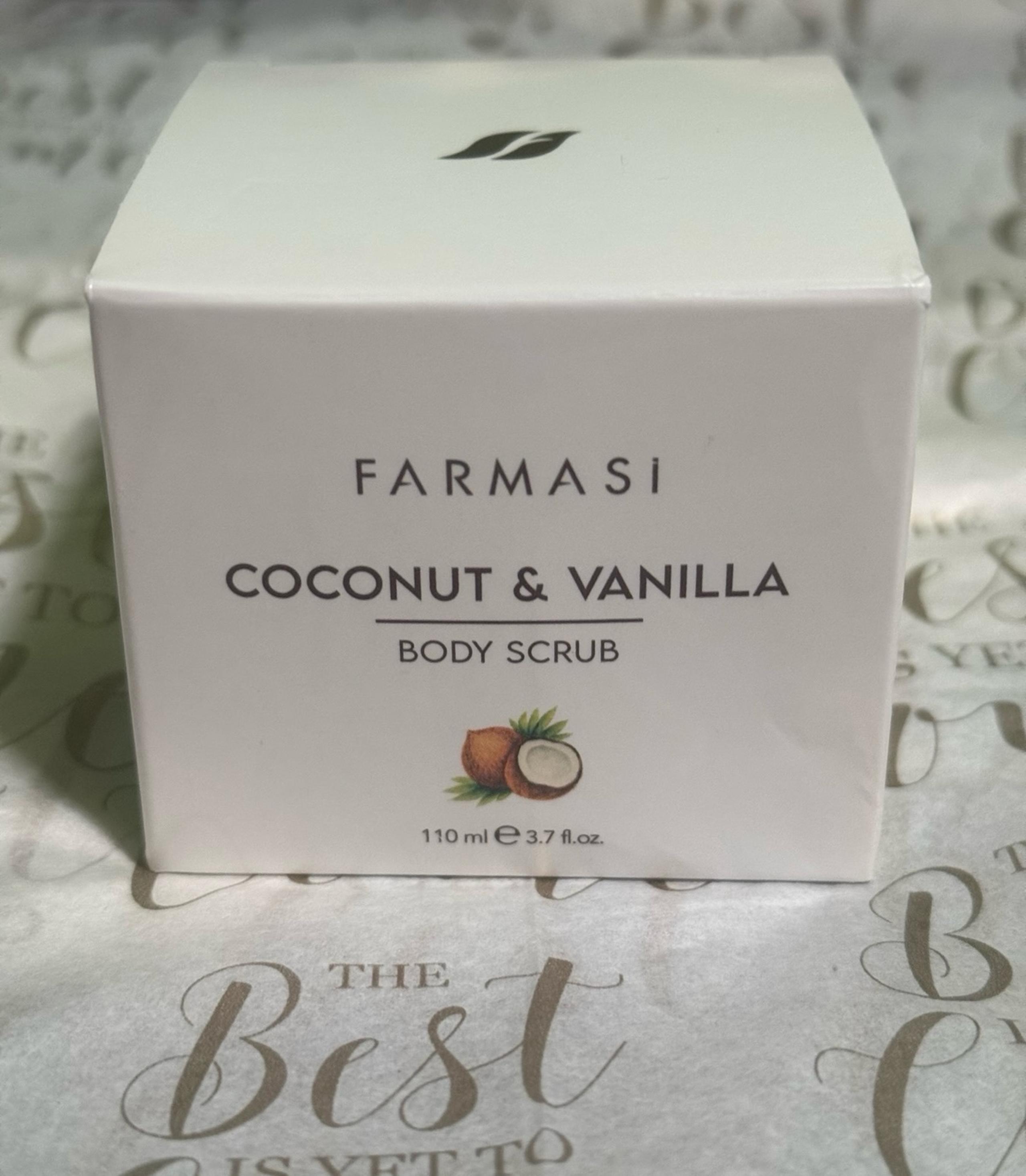Body Scrub Farmasi coconut & Vanilla