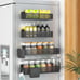 Magnetic Spice Rack for Refrigerator Spice Rack Organizer 4 Pack