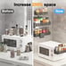 Magnetic Spice Rack for Refrigerator Spice Rack Organizer 4 Pack