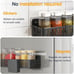 Magnetic Spice Rack for Refrigerator Spice Rack Organizer 4 Pack