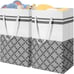 2 Pack 80L Large Laundry Hamper, Collapsible Laundry Baskets Waterproof