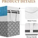 2 Pack 80L Large Laundry Hamper, Collapsible Laundry Baskets Waterproof