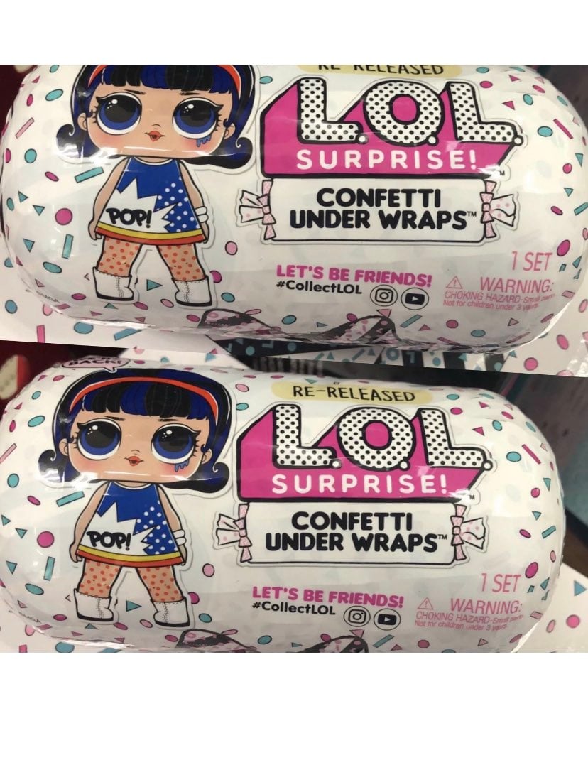 2 LOL Surprise Present Party Confetti Under Wraps Series Big Sister Doll In Hand
