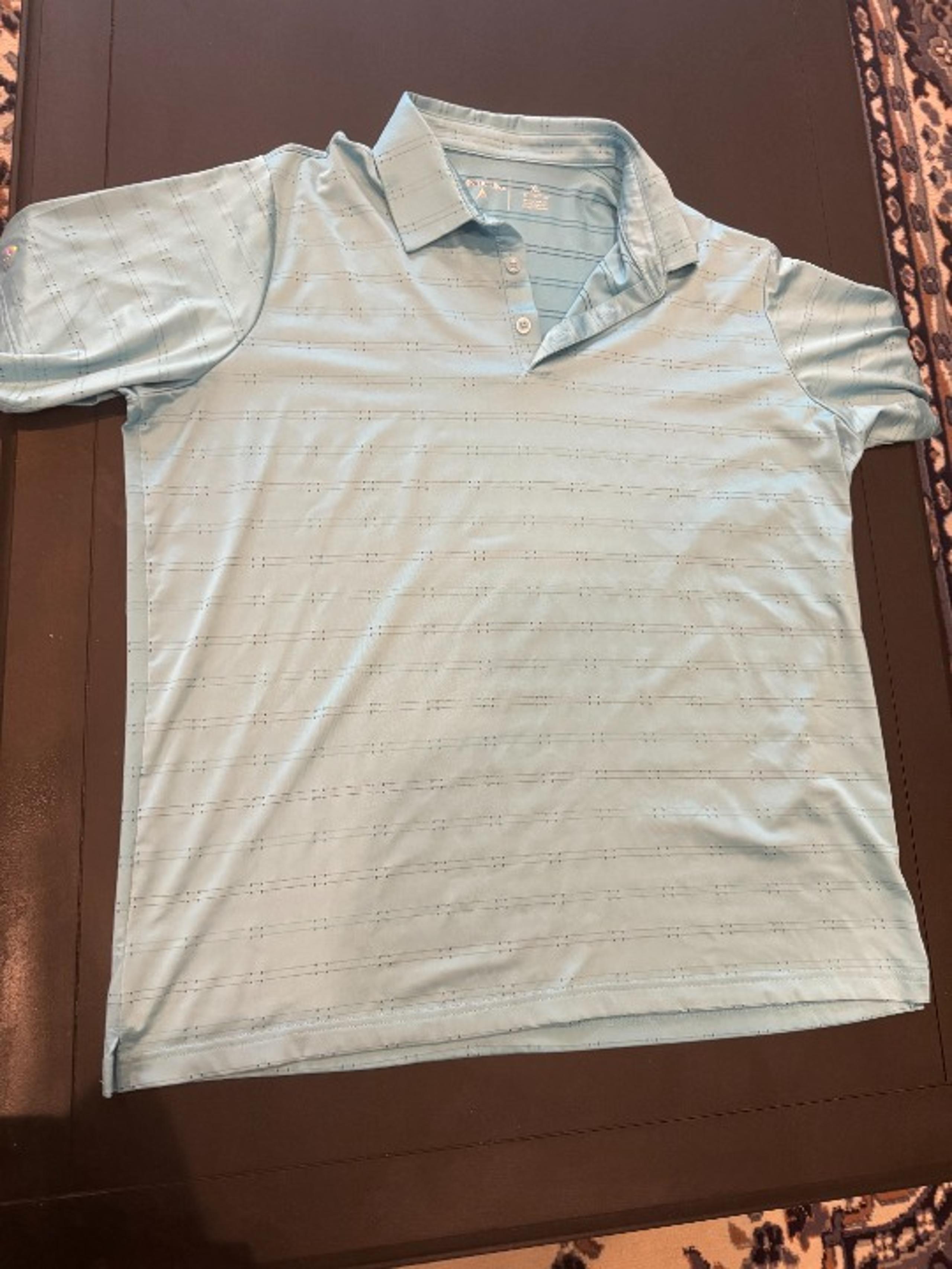 Antigua men’s golf/polo size XL light blue