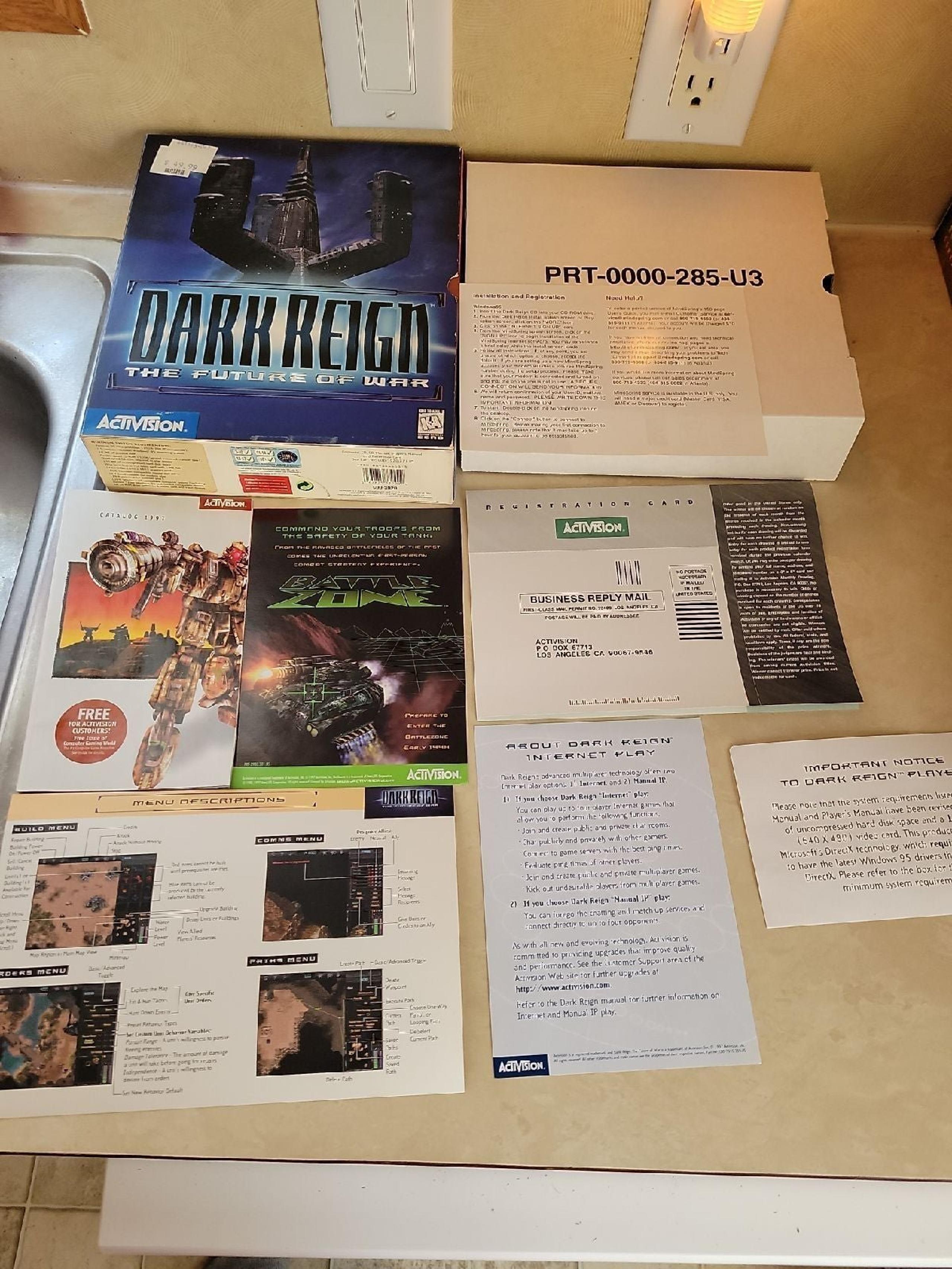 Dark reign future of war box insert only, collectors quality