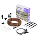 Automatic Watering Kit with Timer, BlackGalvanized SteelBrown