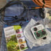 Automatic Watering Kit with Timer, BlackGalvanized SteelBrown