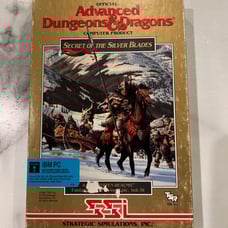 Advanced Dungeons & Dragons Secret of the Silver Blades