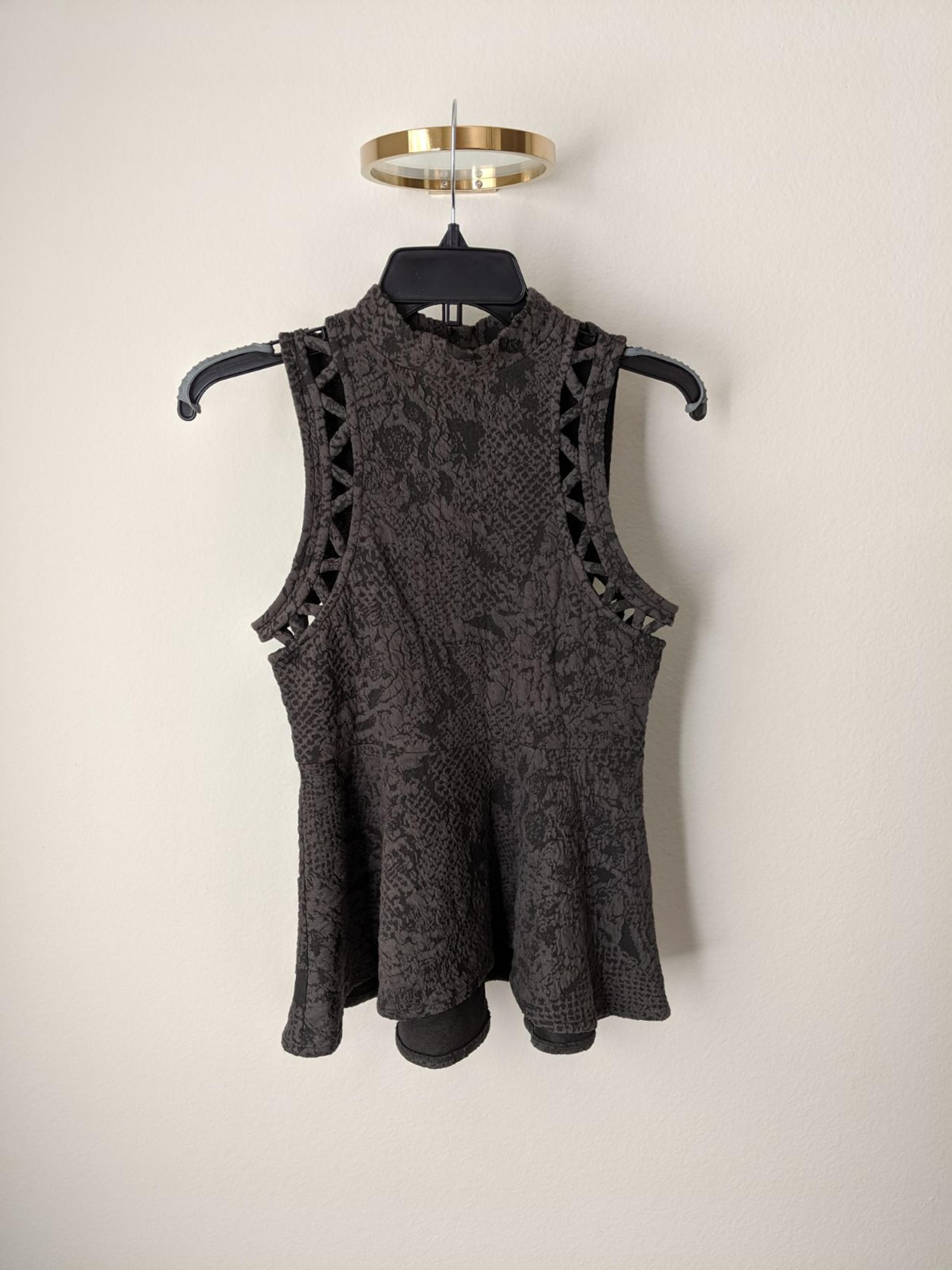 Free People Mock Neck Tank Top, Size XS