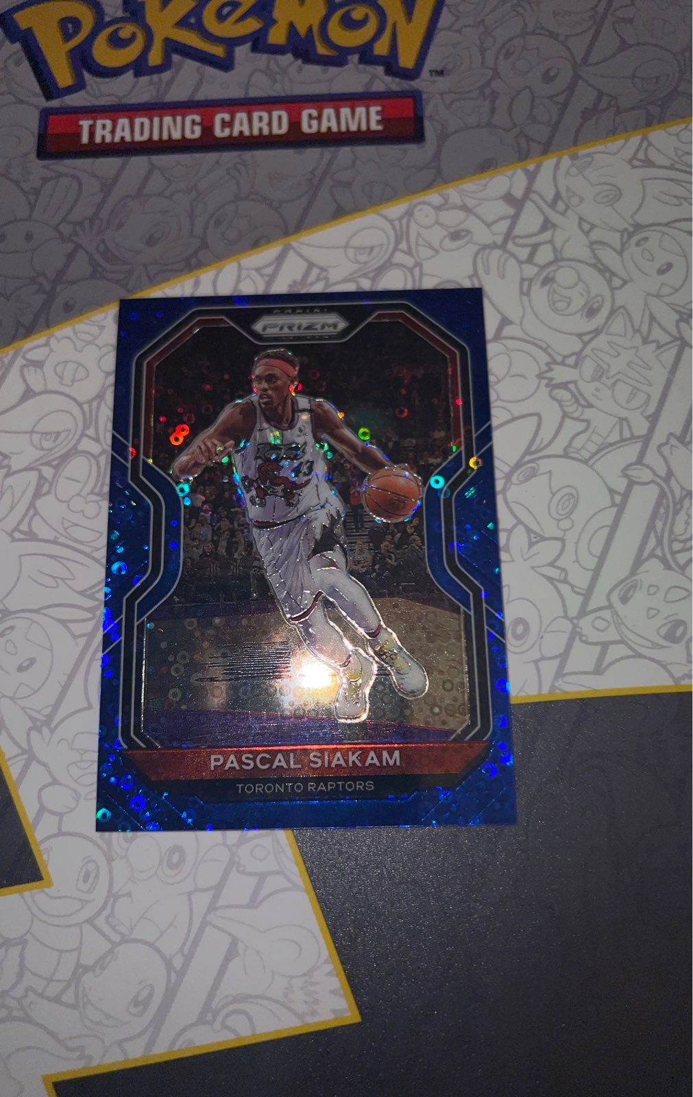 2020-21 NBA Prizm Fastbreak Pascal Siakam Blue Disco