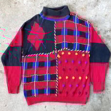 Grandma Vibes Chunky Knit Cozy Oversized Heavyweight Long Sleeve Sweater
