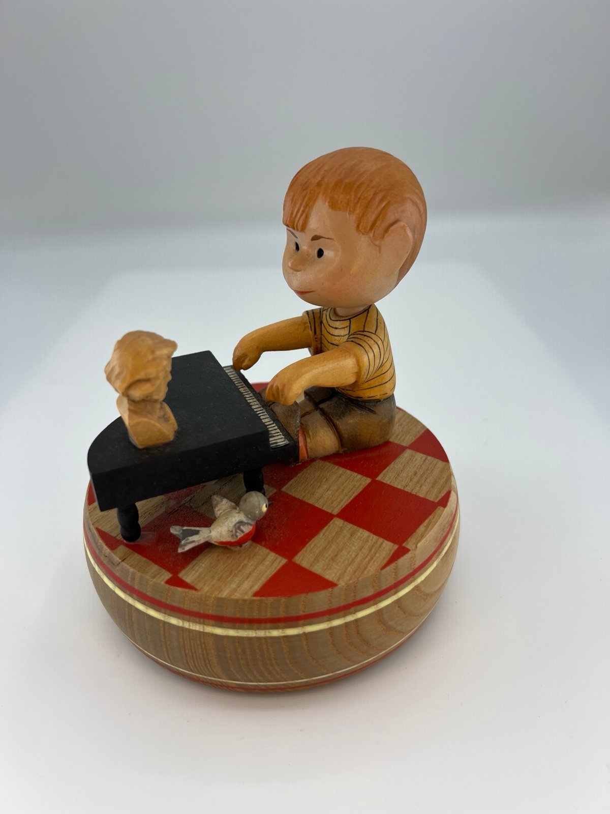 1968 ReugeAnri SCHROEDER Peanuts Music Box Leitmotiv Kaiserkonzert Made In Italy