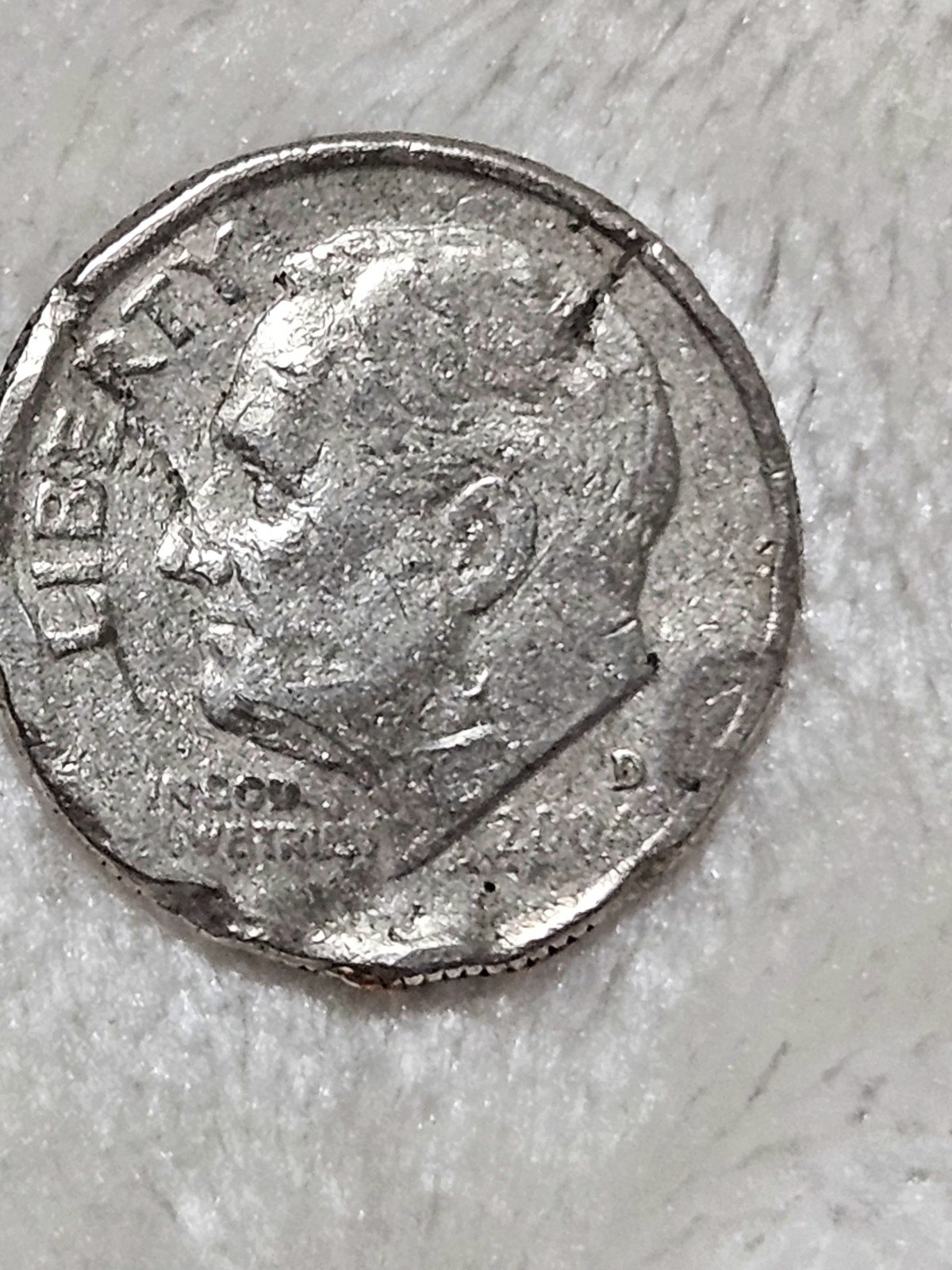 Rare errored 2004 dime