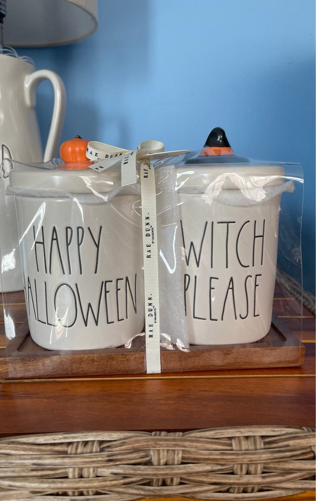 Rae Dunn halloween canister