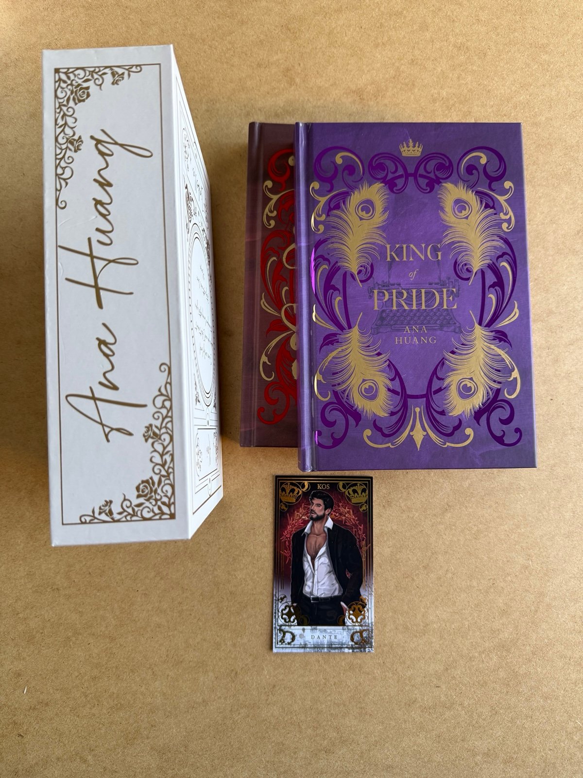 Eternal Embers King of Wrath & King of Pride Hardbacks by Ana Huang & PGP Dante